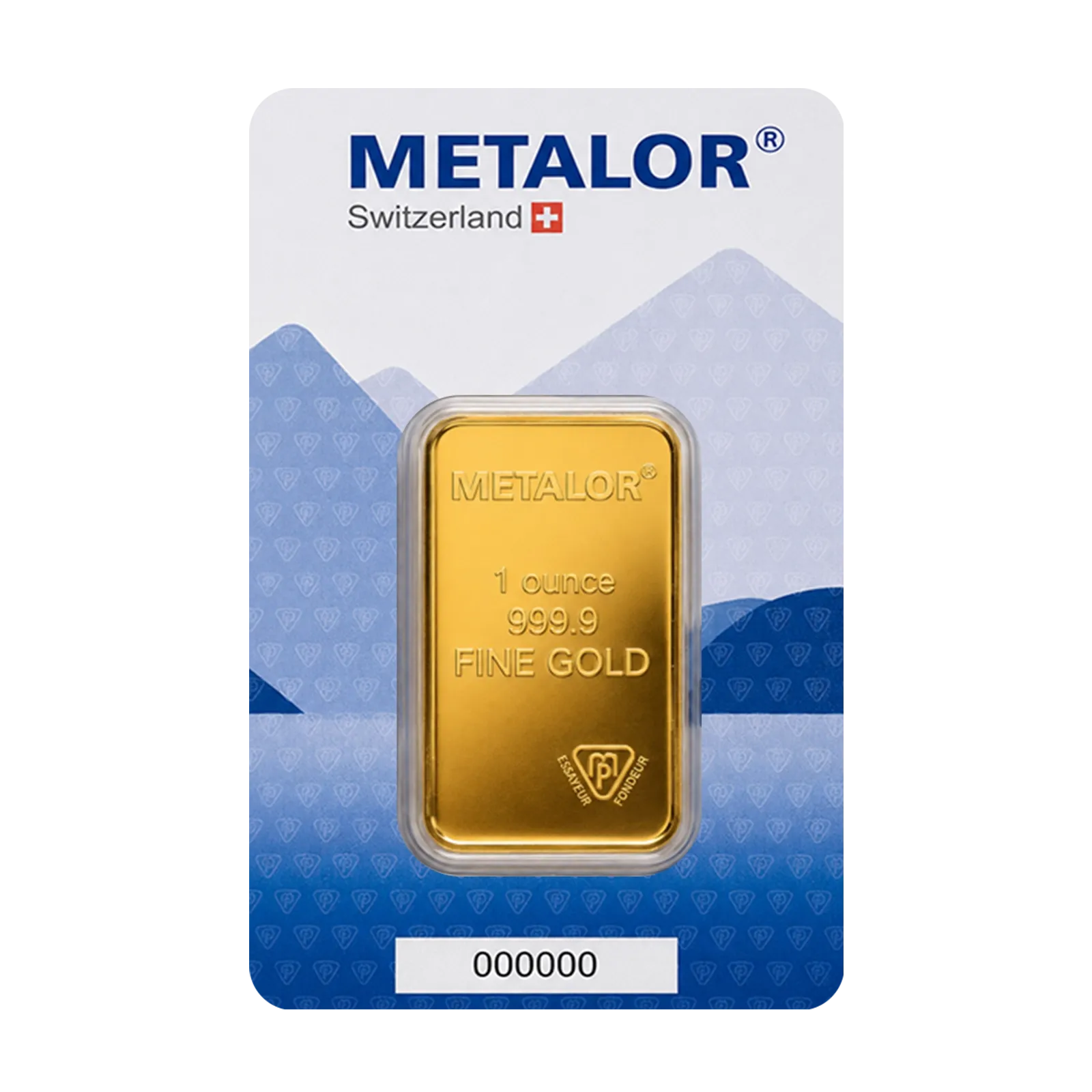 1 Ounce Metalor Investment Gold Bar 2